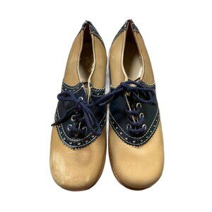 Stride Rite Leather Saddle Shoes